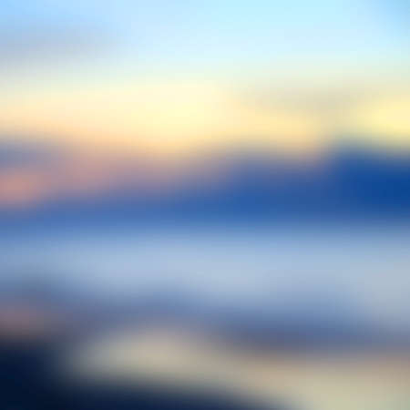 Early Morning Light, Blurred Sunrise Background, the Natural Lighting Phenomena.の写真素材