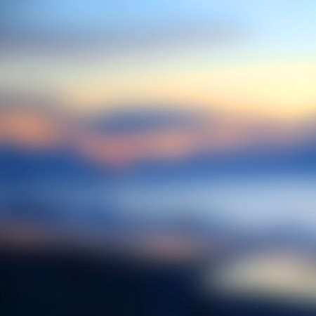Early Morning Light, Blurred Sunrise Background, the Natural Lighting Phenomena.の写真素材