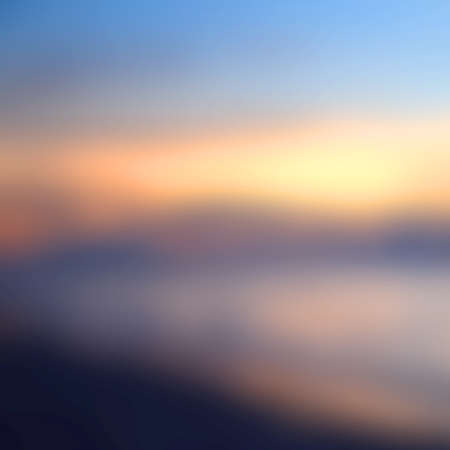 Early Morning Light, Blurred Sunrise Background, the Natural Lighting Phenomena.の写真素材