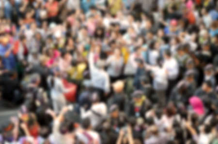 Blurred People background. Blurred Crowded background.の写真素材
