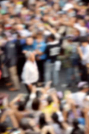 Blurred People background. Blurred Crowded background.の写真素材