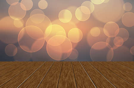 Spring - summer background with round bokeh.