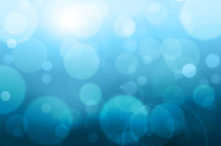 Deep ble sea tone bokeh background.の写真素材