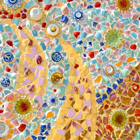 Wallpaper pattern with Mosaic.の写真素材