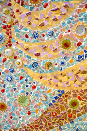 Wallpaper pattern with Mosaic.の写真素材