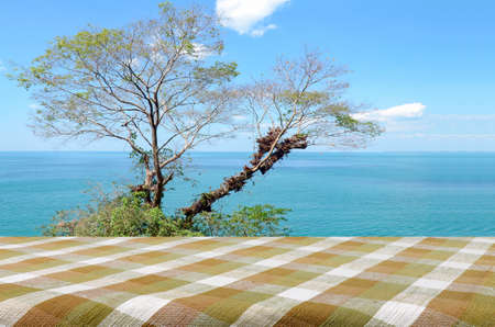 Bright sSky and South Sea View on the Sunny Day.の写真素材