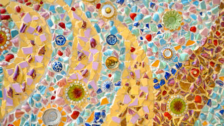 Wallpaper pattern with Mosaic.の写真素材