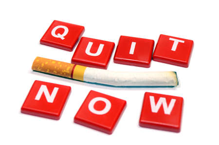 Quit Smoking Now. 31 May World No Tobacco Day. Great American Smokeout.の写真素材