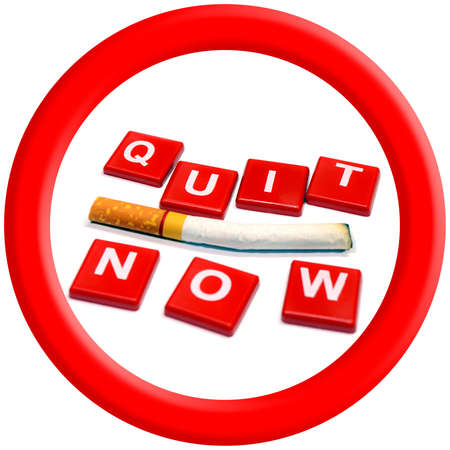 Quit Smoking Now. 31 May World No Tobacco Day. Great American Smokeout.の写真素材