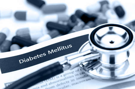 Diabetes diagnostic and treatment. World diabetic day is on 14th November.の写真素材