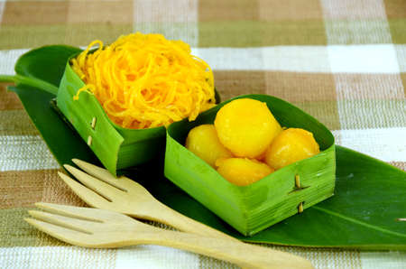 Variety of Thai Dessert.の写真素材