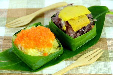 Variety of Thai Dessert.の写真素材