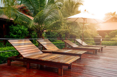 Relax time outdoor in summer sunlght.の写真素材