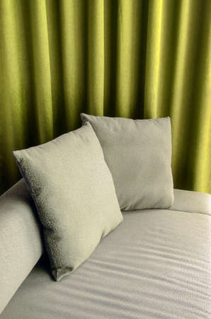 Resting corner with warm morning light.の写真素材