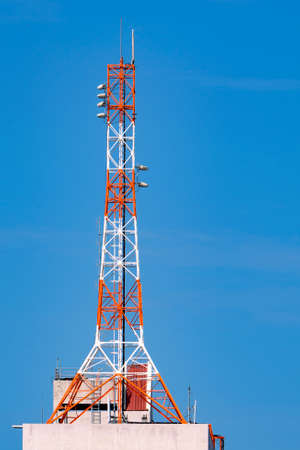 The telecommunication tower.の写真素材