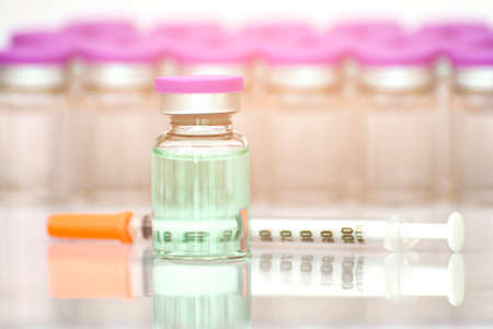 New drug discovery concept in new vaccine discovery.の写真素材