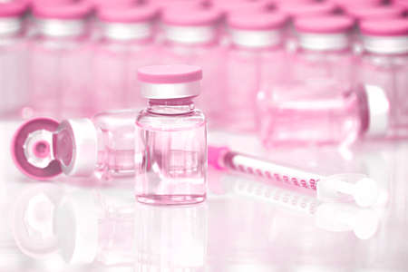 New drug discovery concept in new vaccine discovery.の写真素材