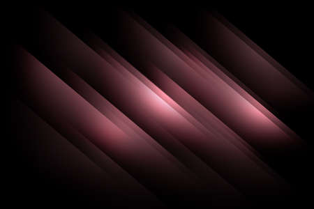 Abstract background of rose gold color strip on black background.の写真素材