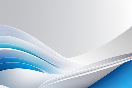 Dynamic background with white and blue colorsの素材