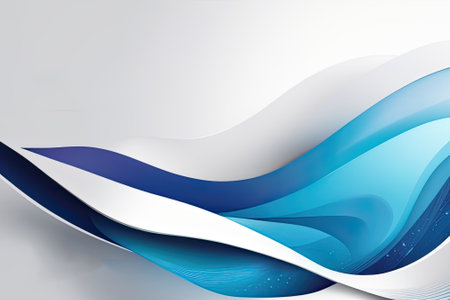 Dynamic background with white and blue colorsの素材