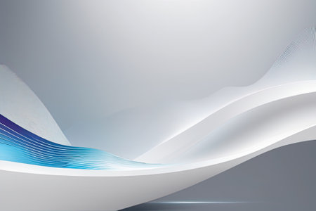 Dynamic background with white and blue colorsの素材