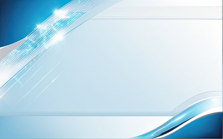 Blue abstract background with copy space for your text. Vector illustration.の素材