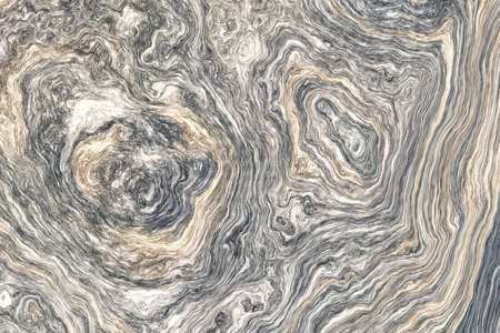 Beautiful curly marble texture. Abstract background. 3d illustrationの写真素材