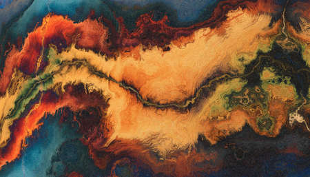 Abstract colorful flame background. 2d illustration