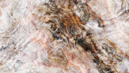 The tile of grey Onyx abstract texture with rose inclusions. Colorful background. 2D illustration....