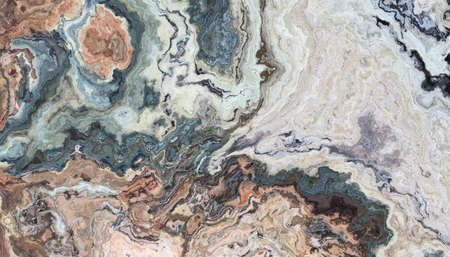 Multicolor marble abstract patter. Texture for design. 2D illustration. Natural beautyの写真素材