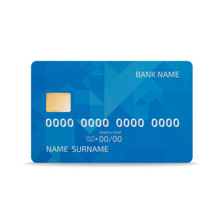 Credit or debit card design. Geometric pattern, texture and backgrond. Vector illustrationのイラスト素材