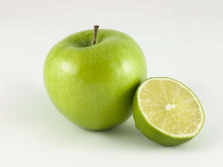 apple and limonの写真素材