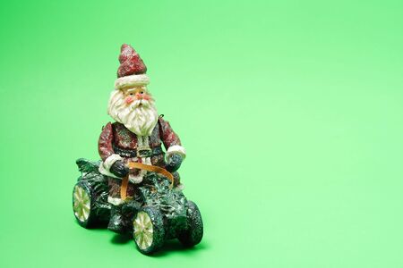 A picture of a figurine of santa clausの写真素材