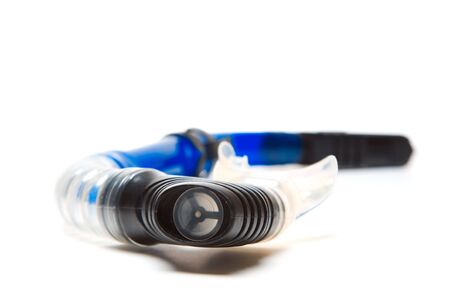 An isolated shot of a snorkeling equipmentの写真素材