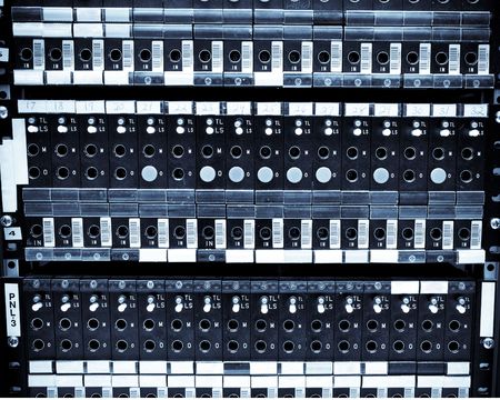 A shot of network server racks in a data center