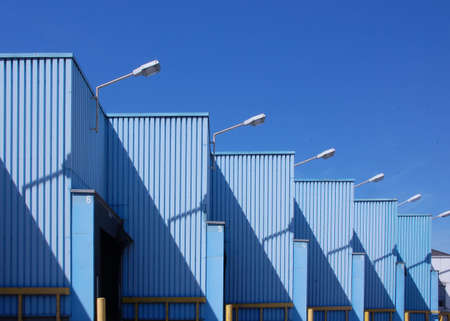 Distribution center of a warehouseの写真素材