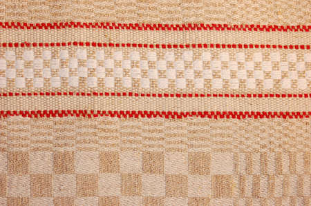 Kitchen hand towel with traditional pattern and colour