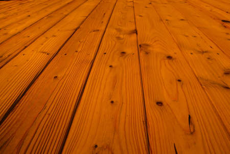 Wooden panels on a boardwalkの写真素材