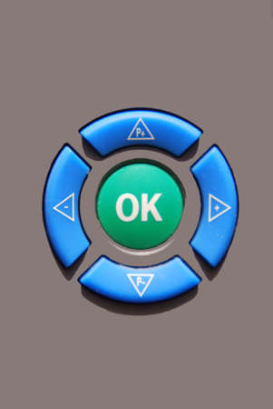 Green Button with an ok sign