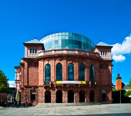 The old Staatstheater in Mainz in Germanyのeditorial素材
