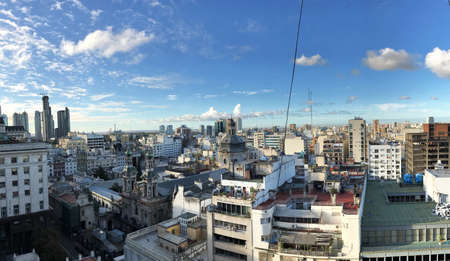 Aerial view on the old town of Buenos Airesのeditorial素材