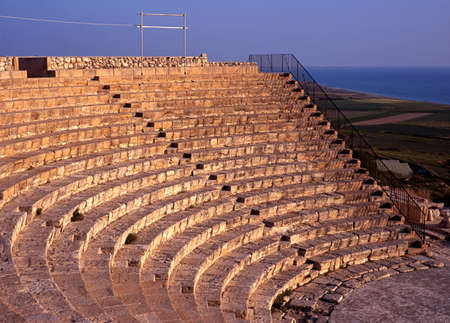 The Greco-Roman Theatre at the edge of the sea, Kourion, Near Limassol, Cyprus 