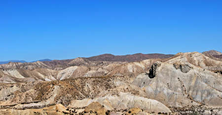 View of the Andalusian countryside, Costa Almeria, Almeria Province, Andalusia, Spain, Western Europe の写真素材