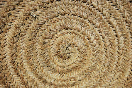 Traditional Spanish wicker mat の写真素材