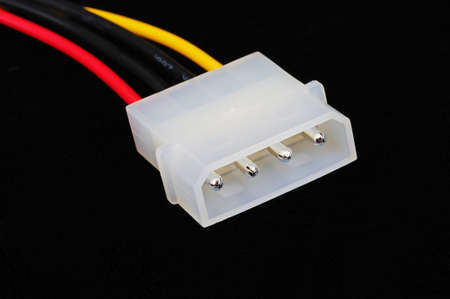 Four pin peripheral power connector from PSU in tower PC 