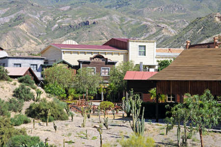 Tabernas, Spain - May 5, 2010 - Fort Apache, Mini Hollywood, Tabernas, Almeria Province, Andalucia, Spain のeditorial素材