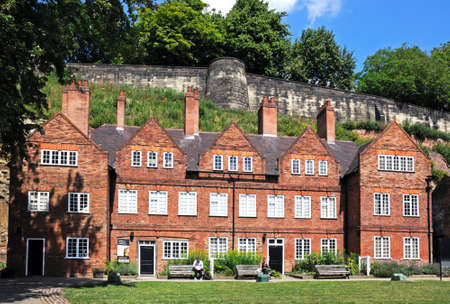 Nottingham, UK - July 17, 2014 - View of the Museum of Nottingham Life building, Brewhouse yard, Castle Boulevard, Nottingham, Nottinghamshire, England, UK, Western Europe.のeditorial素材