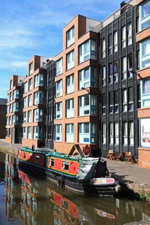 Boats moored in Gloucester Docks, Gloucester, Gloucestershire, England, UK, Western Europe.のeditorial素材
