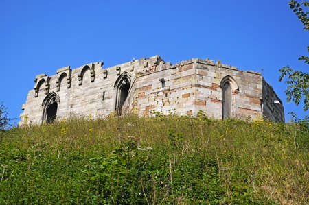 View of the Gothic Revival castle, Stafford, Staffordshire, England, UK, Western Europe.の写真素材