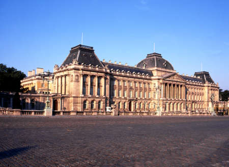 The Royal Palace of Brussels (Palais Royal), Brussels, Belgium, Western Europe.のeditorial素材